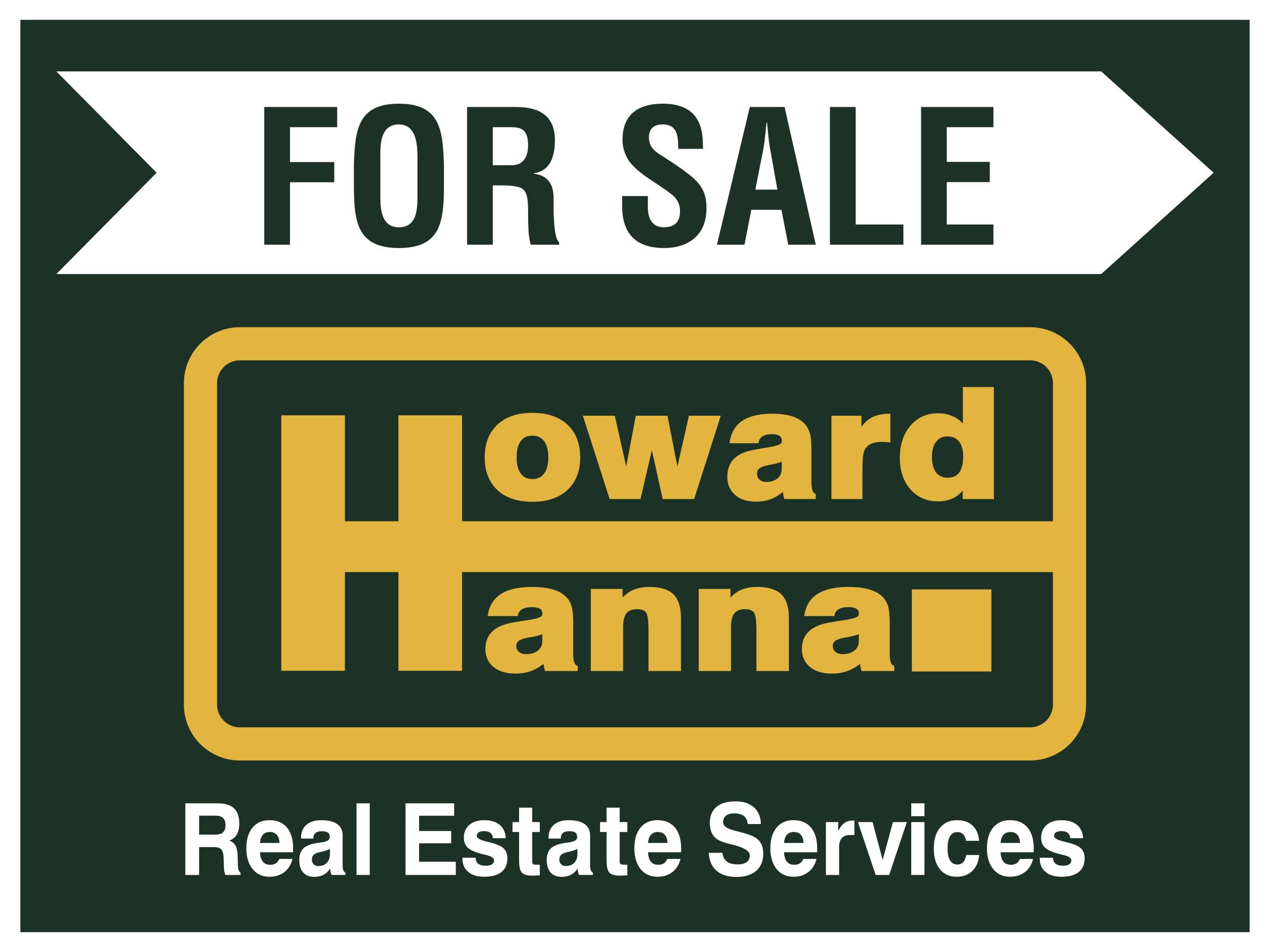 Generic Howard Hanna Real Estate Signage by Bokland Custom Visuals