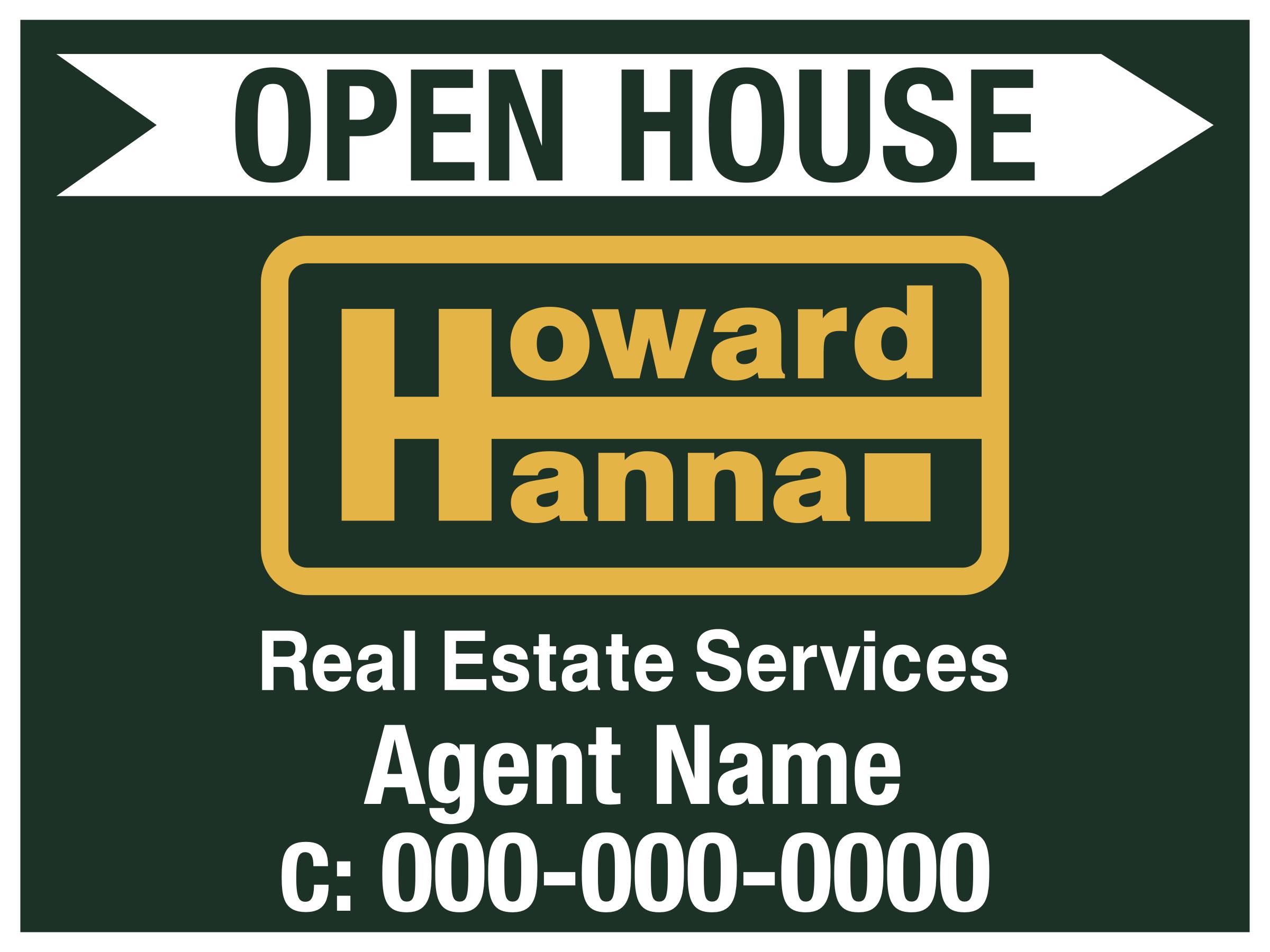 Custom Howard Hanna Real Estate Signage by Bokland Custom Visuals