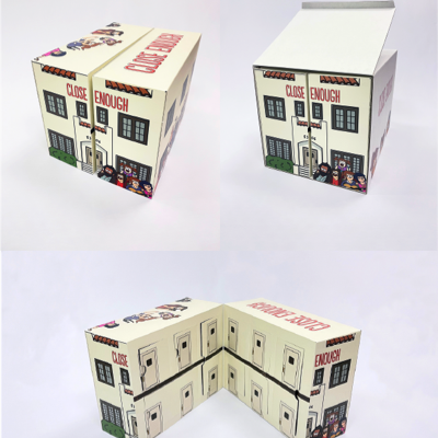 Custom print and cut cardboard box