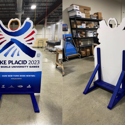Custom print and cut selfie display