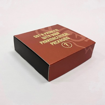 Custom print and cut cardboard box
